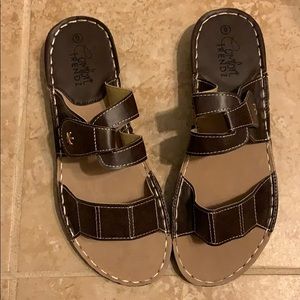 Brown Comfort Trendz Sandals